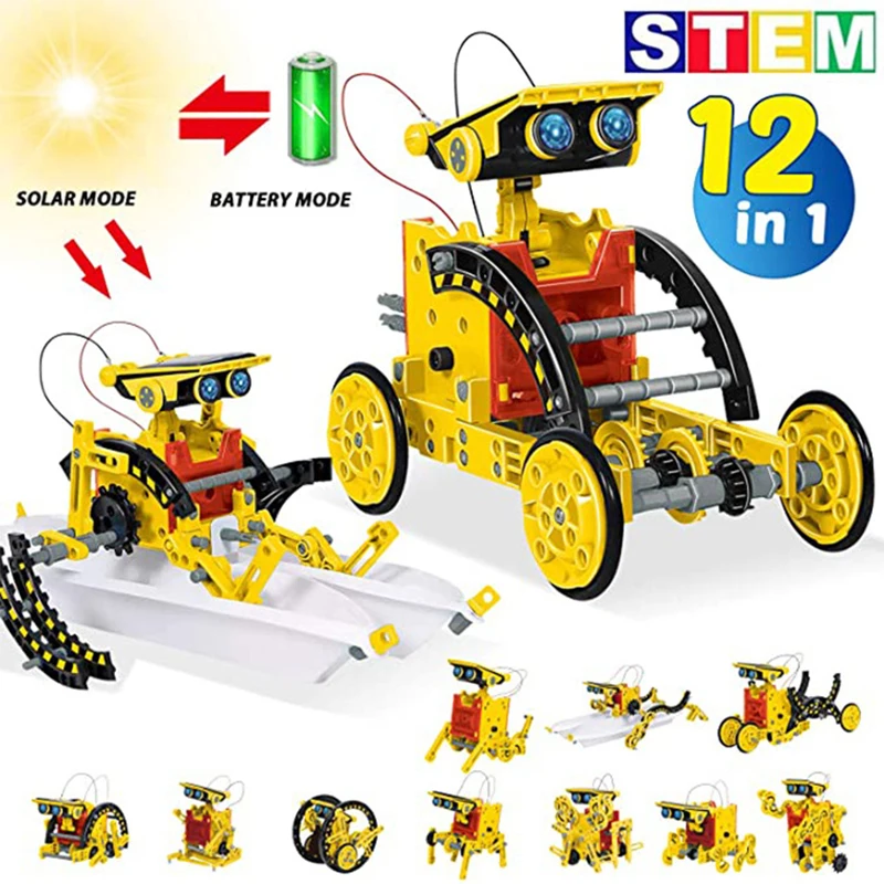 Science Project Robot - 12 en 1 expérience scientifique Robot