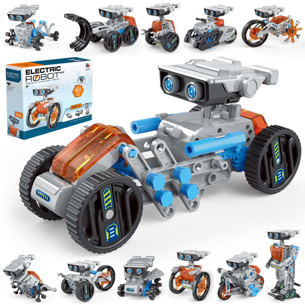 Science Toys - Robot solaire 12 en 1, expérience