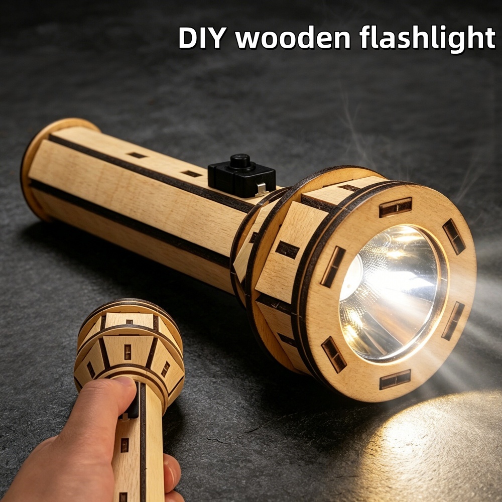 Science Project Kit - Kit de puzzle de lampe torche
