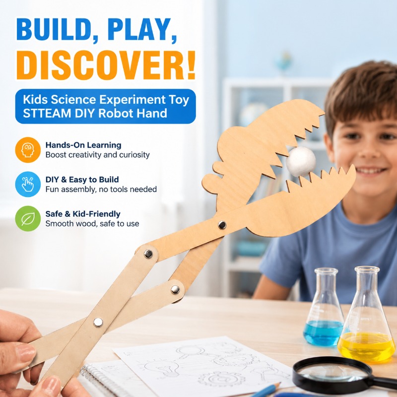 Science Project Robot - Kit de main robotique STEM pour