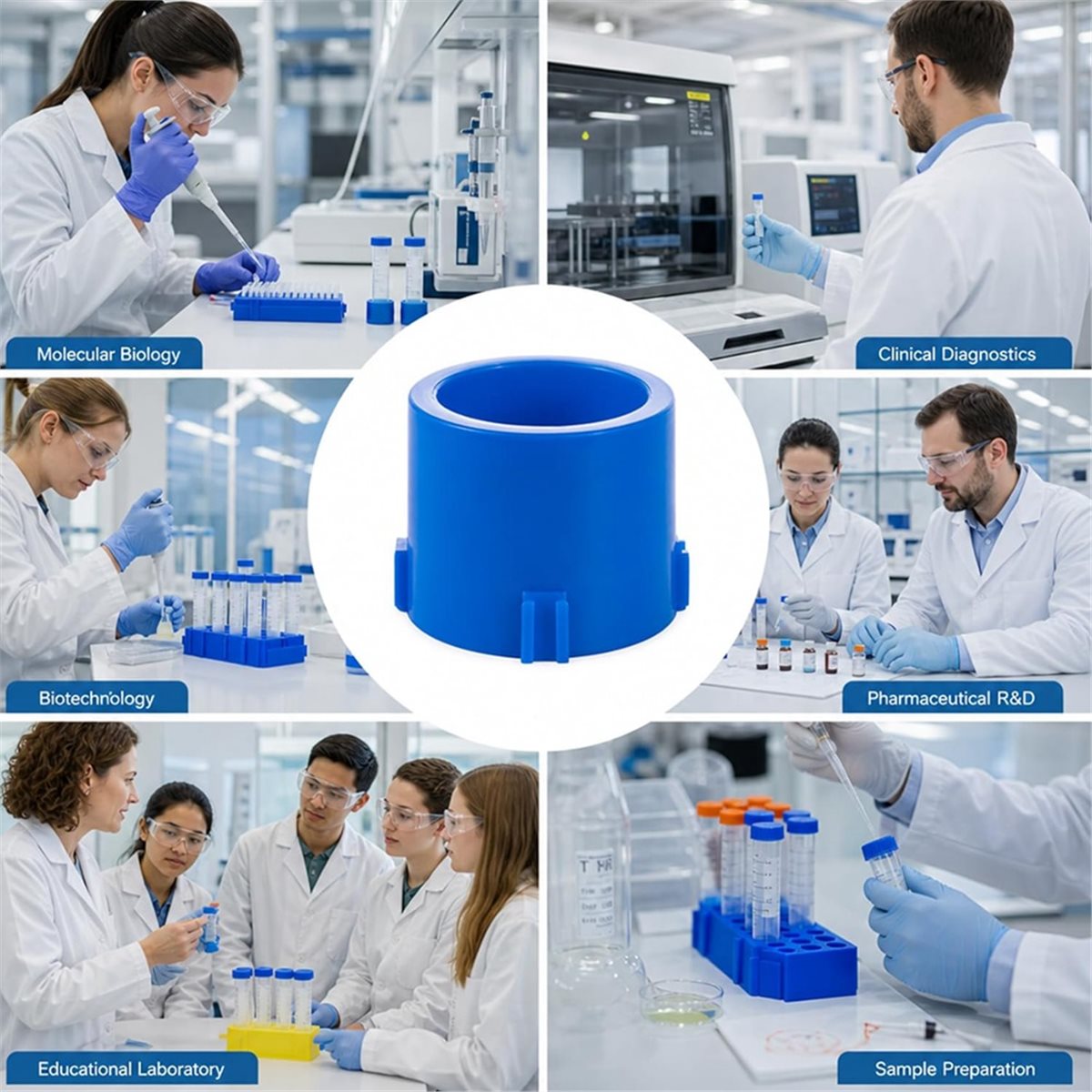 Hobby Science Lab - Support pour tubes centrifuges A1380K, support