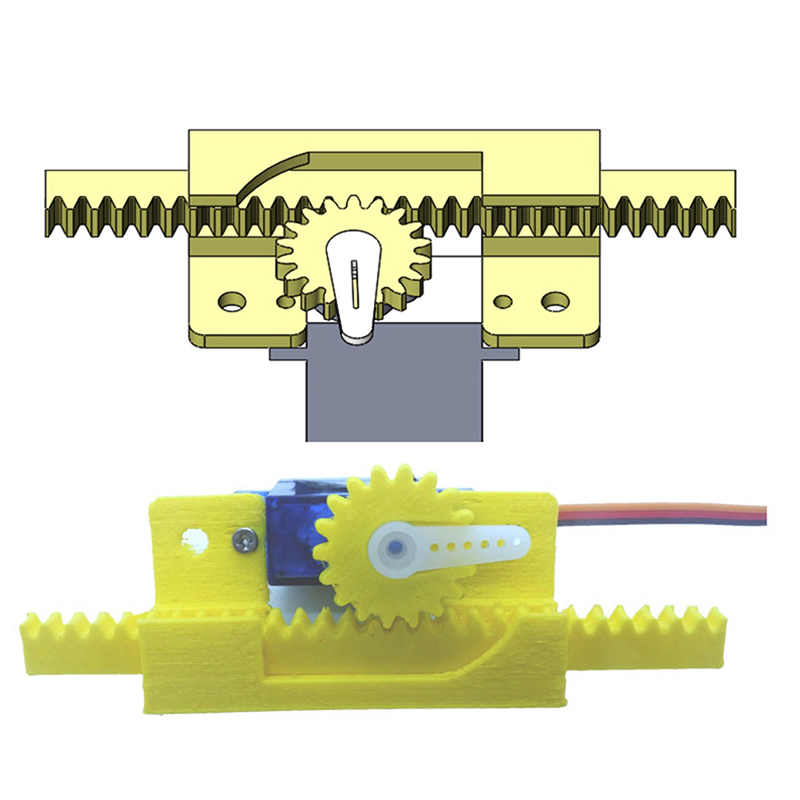 Science Project Robot - Bras de Robot Servo linéaire, Kit