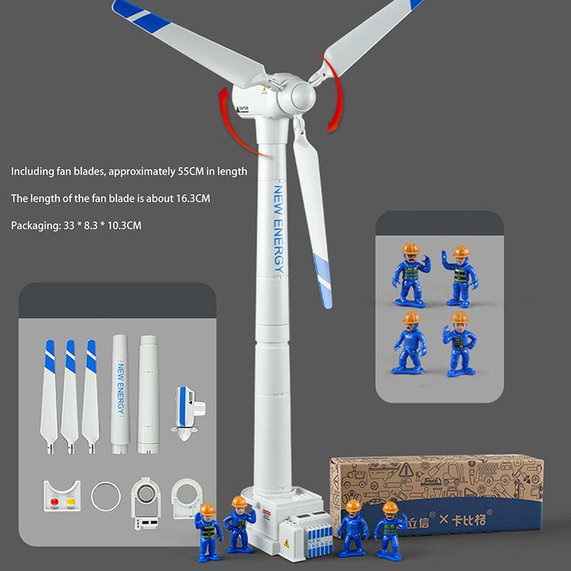 Science Toys - Jouet de simulation de modèle d'éolienne