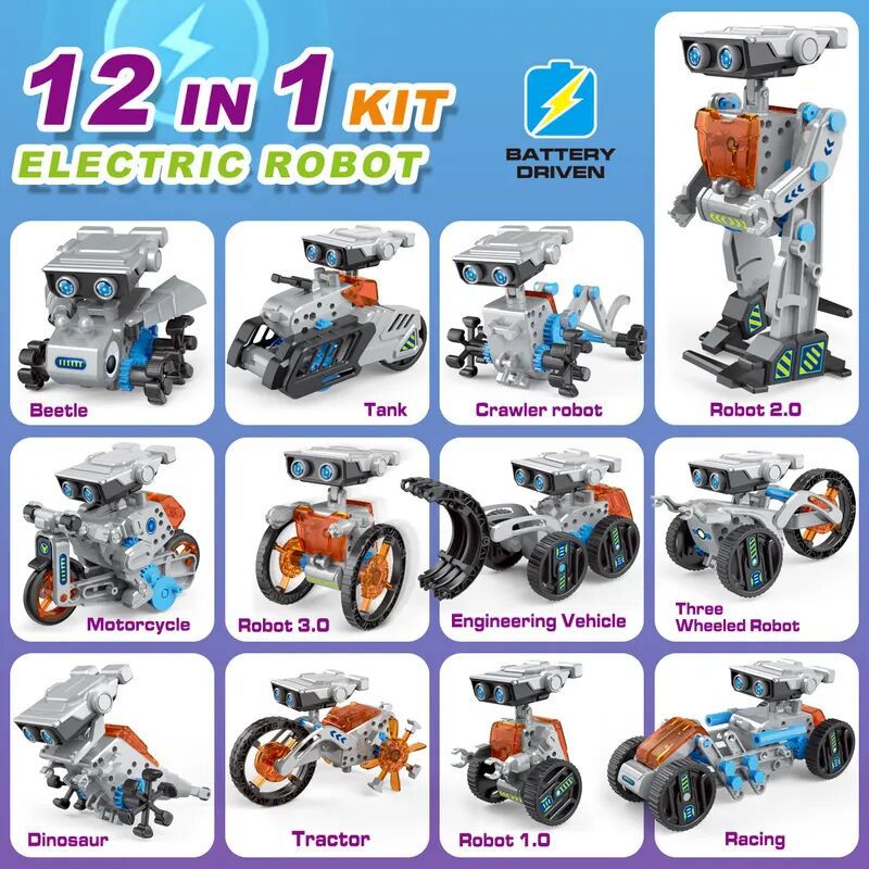 Robot solaire 12 en 1, expérie - Science Toys avis et prix