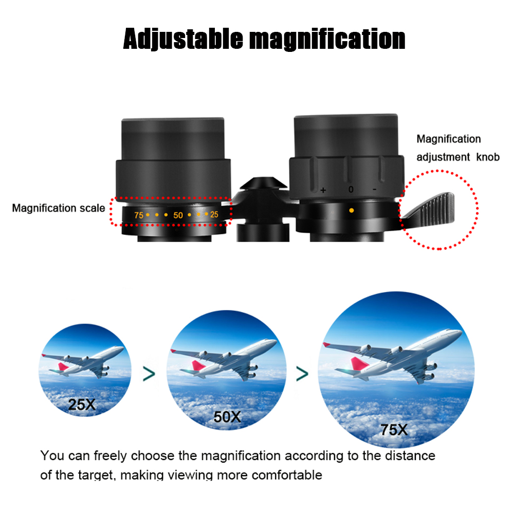 BORWOLF 25-75X70 ED fort gross - National Geographic Telescope 70Mm avis et prix