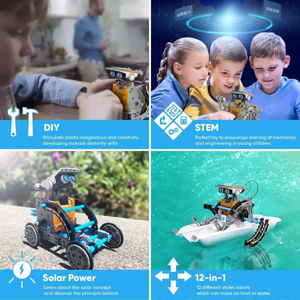 Robot solaire éducatif 13 en 1 - Science Project Robot avis et prix
